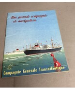 1960 SS FRANCE La Compagnie Generale Transatlantique Illustrated Childre... - €12,77 EUR