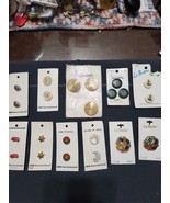 22 La Mode &amp; JHB Int&#39;l, Stylemakers,etc. Mixed Decorative Buttons.  W/Or... - $19.35