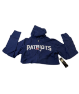 G-III Femmes Neuf England Patriots Rideau Appel Zip Entier Capuche Marin... - $46.02 CAD