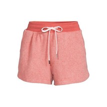 Avia Women’s Reverse Fleece Shorts Clay Brick Size XXL(20) - $19.79