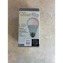 TCP Color Flip ONE LED Dimmable 10W 800 Lumens 25000 Hours Red Bulb - £4.52 GBP