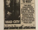 Mad City Movie Print Ad Dustin Hoffman John Travolta TPA5 - £4.74 GBP