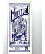 Montreal 1950&#39;s Map, Paris Of the New World - $4.04 CAD