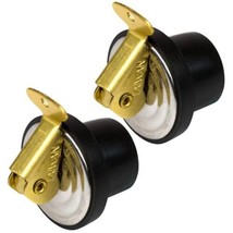 Sea-Dog Brass 3/4” Baitwell Plug (Pair) w Snap Lock Lever Handle 520094-1 - £7.65 GBP