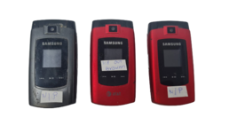 3 Lot Samsung SGH-A707 GSM AT&amp;T Mobile Flip Phone Needs repair For parts... - £28.41 GBP