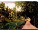 Cycle Path Along Canal Indianapolis Indiana IN UNP DB Postcard T3 - $4.90