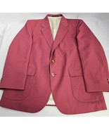 Vtg John L Blair Sport Coat Blazer Suit Jacket Salmon Seersucker Mens Si... - $28.95