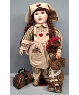 Boyds Bear Doll Yesterday&#39;s Child 1999 KATHERINE KIND HEARTS Nurse &amp; Bea... - £37.94 GBP