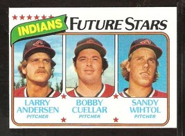 Cleveland Indians Future Stars Larry Andersen Bobby Cuellar Wihtol 1980 Topps Ba - £0.39 GBP