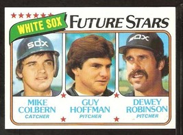 Chicago White Sox Future Stars Mike Colbern Guy Hoffman Dewey Robinson 1980 Topp - $0.50