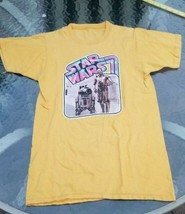 1977 Original Holy Grail Vintage Star Wars Authentic Tee Shirt R2D2 C3PO - £51.16 GBP