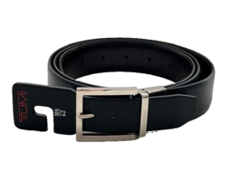 NEW TUMI reversible 42 leather men&#39;s belt black/dk. brown made in France... - $100.00
