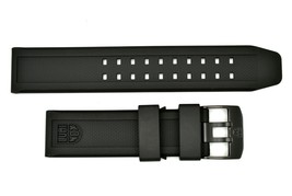 Genuine Luminox watch band Strap 23mm PU Navy Seal Series Black - £39.70 GBP