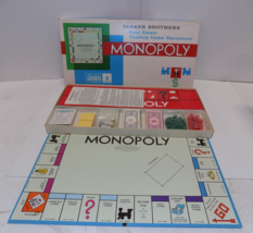 1961 Monopoly Board Game Parker Brothers Missing Oriental Ave Deed - $14.70