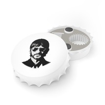 Customizable Ringo Starr Bottle Opener with Magnetic Back and Unique Design - £13.03 GBP