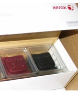 AUTHENTIC GENUINE MAGENTA &amp; BLACK SOLID INK STICKS FOR XEROX COLORQUBE 8... - £101.54 GBP