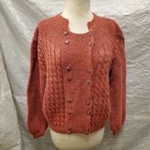 Carroll Reed of New England Women&#39;s Pink 100% Pure Wool Sweater, Size L - £39.10 GBP