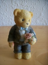 1999 Cherished Teddies “The Time Has Come For Wedding Bliss” Figurine  - £11.18 GBP