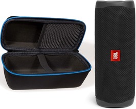 Jbl Flip 5 Waterproof Portable Wireless Bluetooth Speaker Bundle With, Black - £92.91 GBP