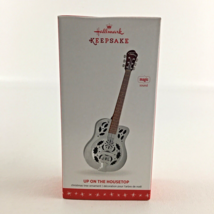 Hallmark Keepsake Christmas Ornament Up On The Housetop Magic Sound Guitar 2016 - £35.79 GBP