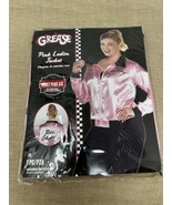 Pink Ladies Jacket Grease 50&#39;s Fancy Dress Up Halloween Adult Costume Si... - $29.69