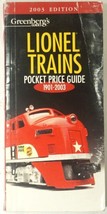 Greenberg&#39;s Guide To Lionel Trains Pocket Price Guide Booklet 1901-2003 ... - $3.00