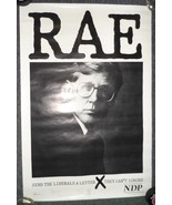 Bob Rae Vintage NDP Poster Autographed anti Liberal Vote Canada Politics... - £52.31 GBP