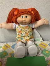 Vintage Cabbage Patch Kid Girl Red Hair Green Eyes HM#1 P Factory 1984 - £132.30 GBP