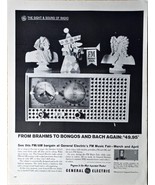 General Electric GE FM/AM Radio Music Fair Brahms to bongo-1962 Vintage ... - $232.70 MXN
