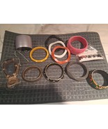 Lot Of 13 Vintage &amp; Modern Bangle,cuff,clasp Costume Bracelets - $281.97 MXN