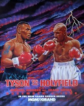 Mike Tyson Vs Evander Holyfield 8X10 Photo Boxing Poster Picture - £4.74 GBP