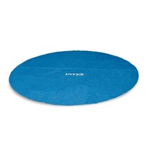 Intex 18 Ft Round Easy Set Blue Solar Cover for Swimming Pools, Pool Cover Only - £79.80 GBP