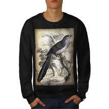 Wellcoda Bird Retro Cool Vintage Mens Sweatshirt, Bird Casual Pullover Jumper - £24.11 GBP+