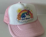 Vintage Care Bears  Hat Adjustable snapback Hat Pink Unworn Trucker Cap ... - £11.79 GBP