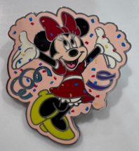 Disney Minnie Mouse Pink Confetti Celebration 35 Years Pin 2007 - £9.93 GBP