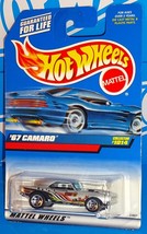 Hot Wheels 1999 Mainline #1014 &#39;67 Camaro Gray w/ 5SPs Stunt 99 - £4.02 GBP