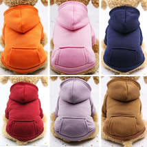 Dogs clothes Dog Hoodies Autumn and winter warm sweater For Dogs Coat Jackets Co - £8.38 GBP+