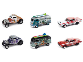 Johnny Lightning Collector&#39;s Tin 2023 Set of 6 Cars Release 3 Limited Edition 1/ - £75.52 GBP