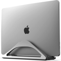 Space Gray Humancentric Vertical Laptop Stand For Desks | Adjustable Hol... - £36.65 GBP
