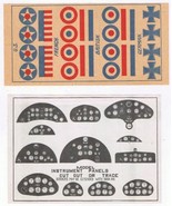 WW1 Aircraft Roundels &amp; Instrument Panels ID Sheet - $3.44