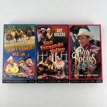 Roy Rogers King Of The Cowboys Western VHS Video 3 Tape Lot - £15.56 GBP