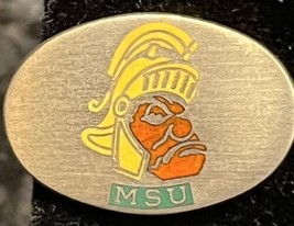 Vtg MSU Michigan State Univ Spartans Tie Bar Clip Clasp Stay Gold Tone Mid Cent - £7.53 GBP