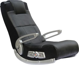 X Rocker, 5143601, II SE 2.1 Black Leather Floor Video Gaming Chair, 27.8 x 18.5 - £187.00 GBP