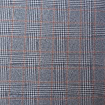 Tissu 1970&#39;s 1960&#39;s Gris Écossais Motif Polyester Laine Blend Tissu 58 &quot;... - $121.65