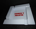 Romeo y Julieta Outdoors White Plastic Square 4-Finger Ashtray Measures ... - $85.00
