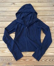Lululemon Women’s Full zip Hooded jacket size 6 Black AF - $48.51
