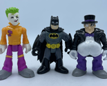 Imaginext Figure Lot DC Comics Super Friends Batman Penguin Joker - £5.52 GBP