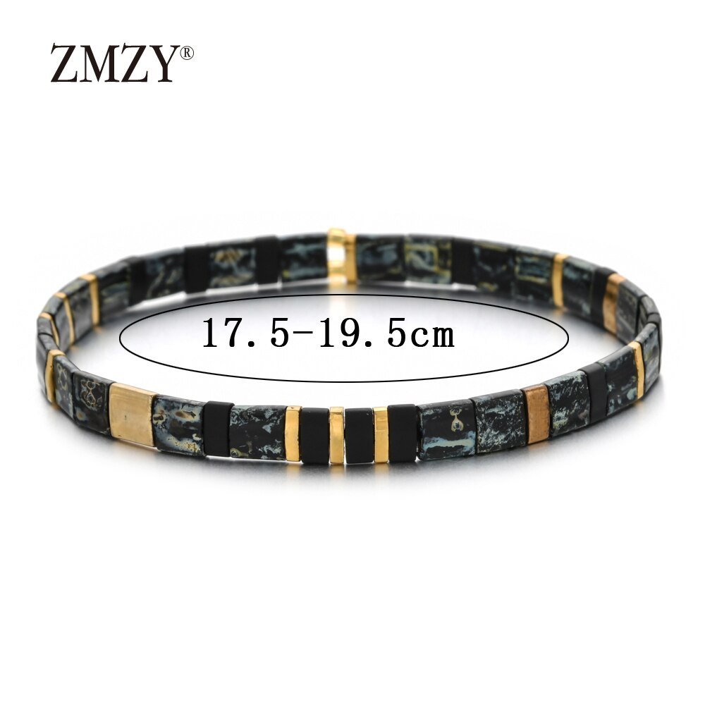 ZMZY Luxury New Bead Bracelet Women Bohemian Miyuki Bracelet Men Vintage Jewelry - £9.92 GBP