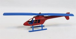 ORIGINAL Vintage 1970 Tootsie Helicopter Die Cast 7.5&quot; - $9.89