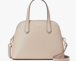 New Kate Spade Schuyler Medium Dome Satchel Saffiano Warm Beige - $104.41